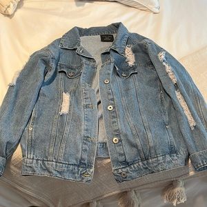 Oversized Jean Coat